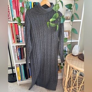 a new day Charcoal Knit Sweater Dress